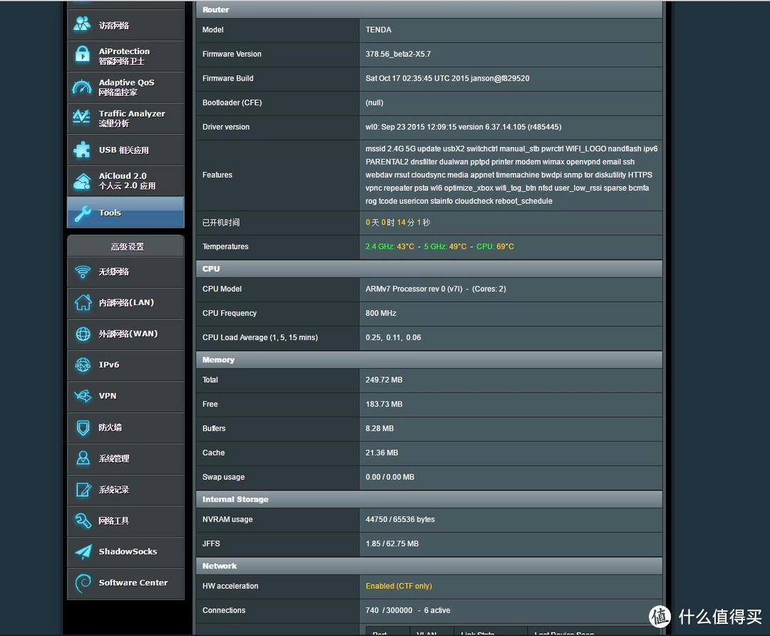 外形硬朗、做工出色——Tenda 腾达 AC18 1900M 增强型 11ac 双频千兆口路由器