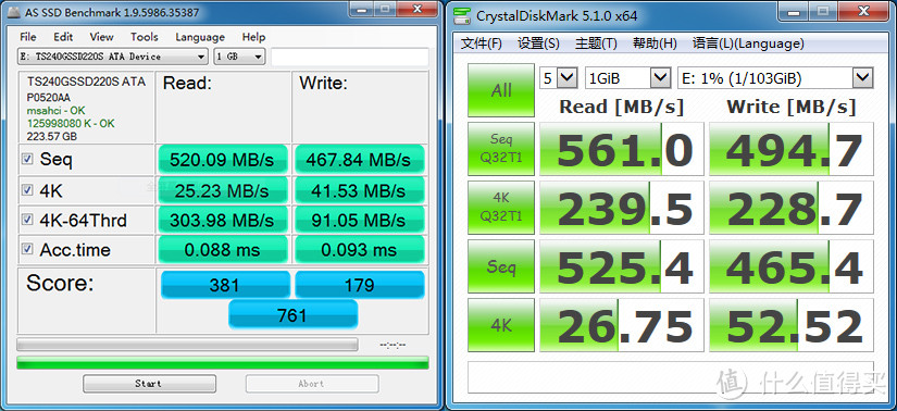 #本站首晒#入门之选:Transcend 创见 SSD220S 240G固态硬盘 使用体验