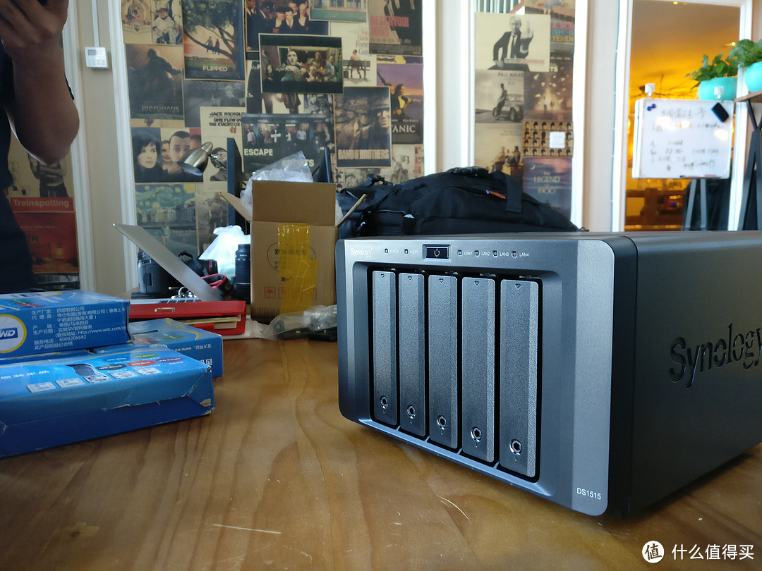 #原创新人#由黑转白，Synology 群晖 DS1515 开箱记录