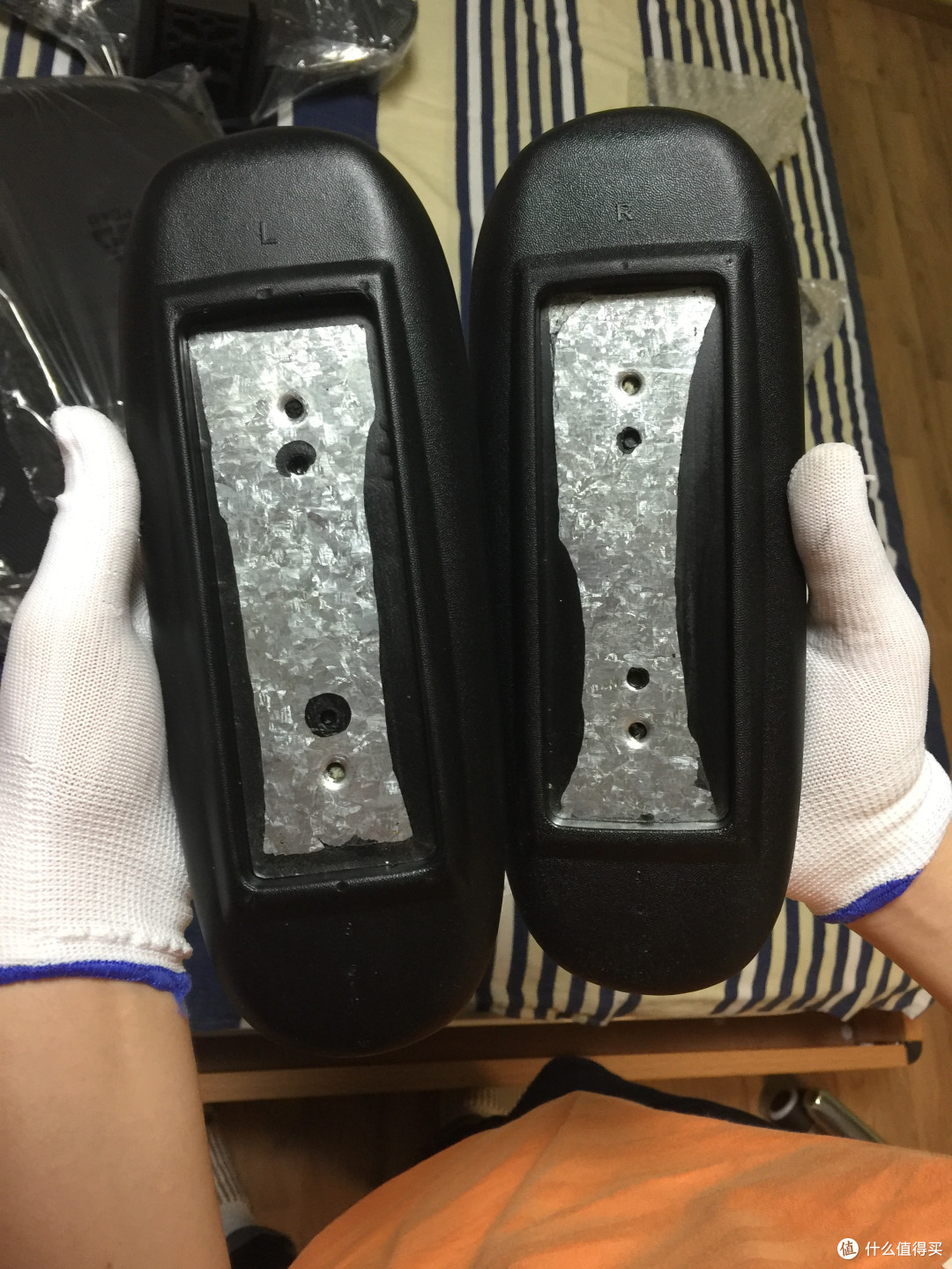 扶手背面