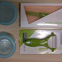 美帝亚 陶瓷辅食剪勺套装产品细节(包装|剪刀|刨刀|刀套)