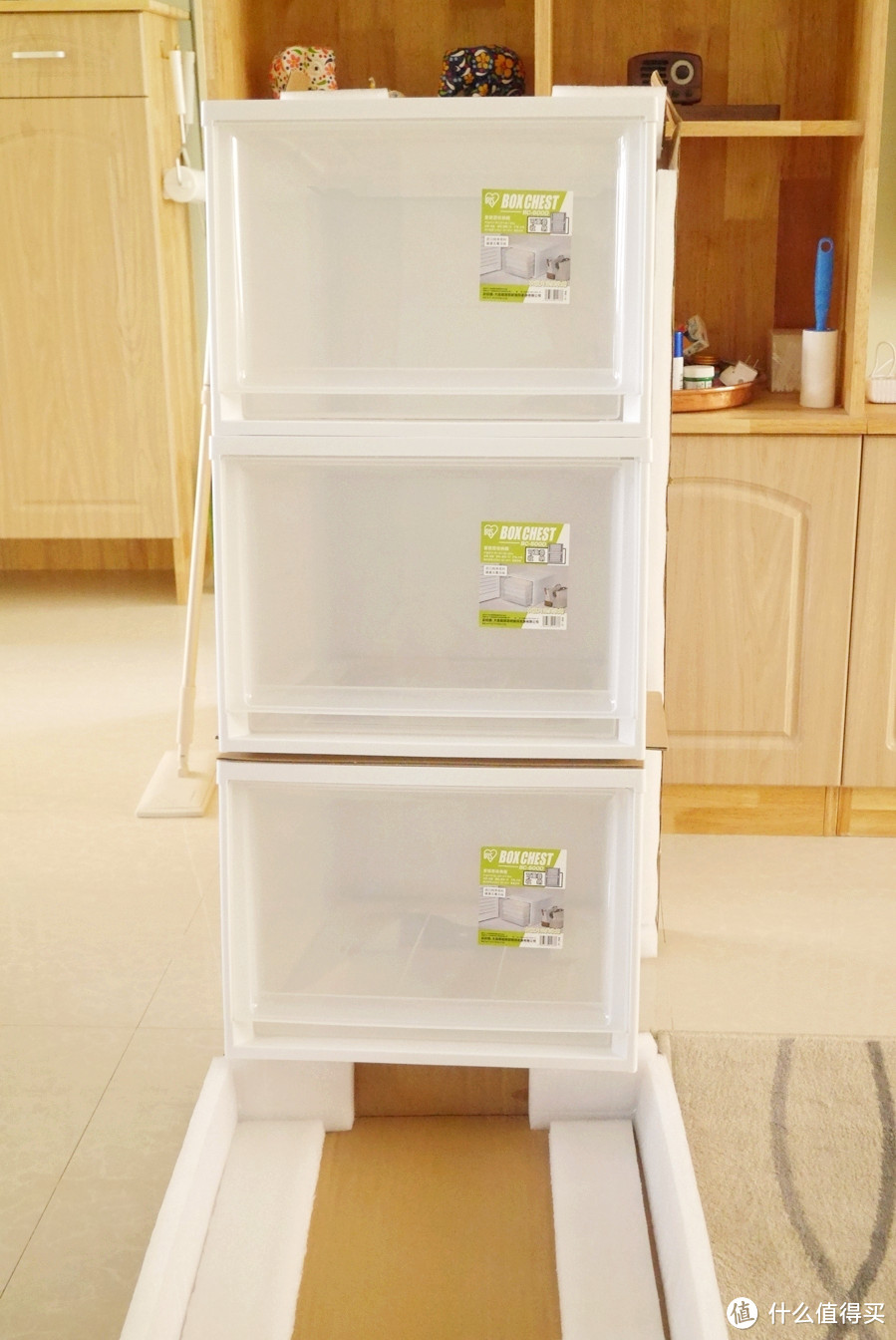 衣柜收纳神器——IRIS 爱丽思 BC-500系列 可叠加收纳箱