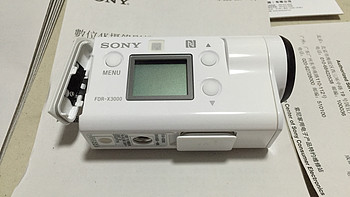 Sony 索尼 FDR-x3000 运动摄像机 开箱