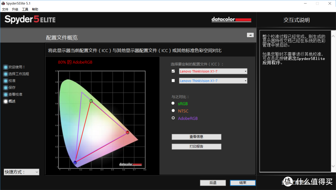 ThinkVision X1 联想专业广色域显示器：从不止于思考，真实保持本色