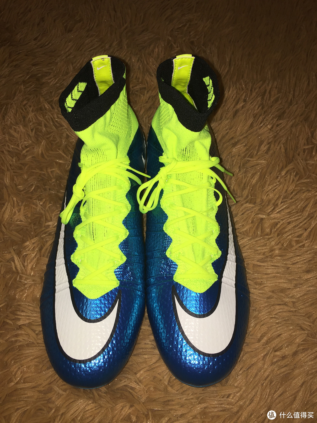 Nike 耐克 Mercurial Superfly 足球鞋 泻湖蓝配色