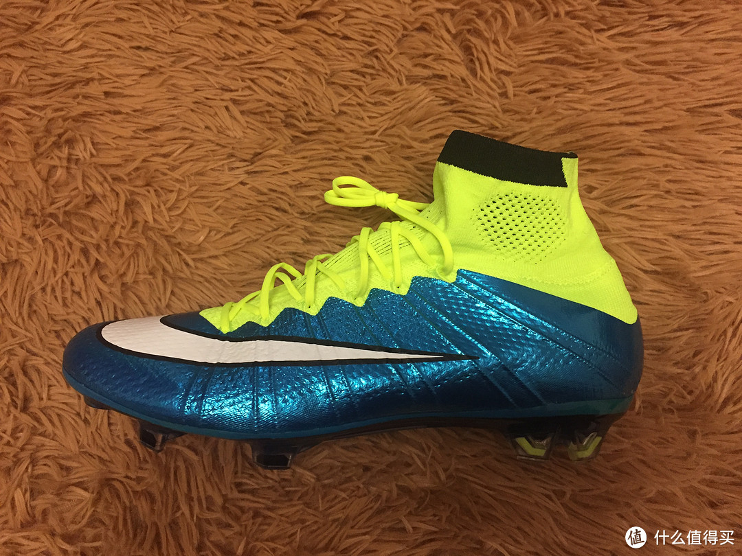 Nike 耐克 Mercurial Superfly 足球鞋 泻湖蓝配色