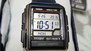 Casio 卡西欧 WV-59J-1AJF 五局电波表 开箱 使用体验