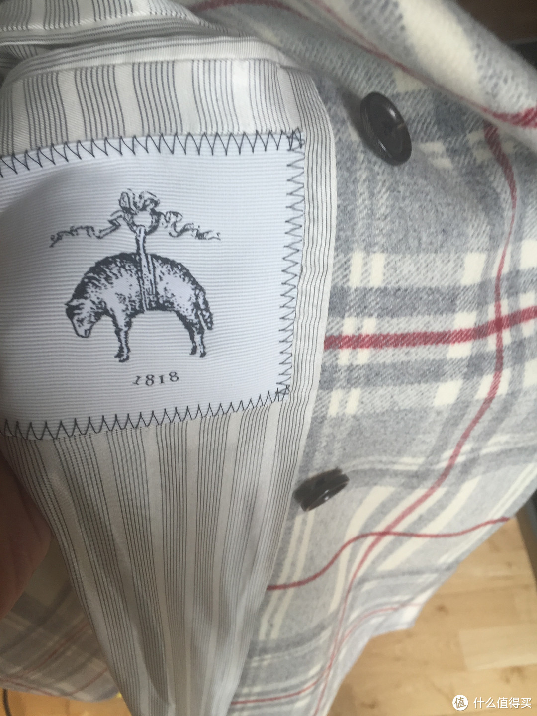 Brooks Brothers tartan 格 羊毛 风衣 开箱