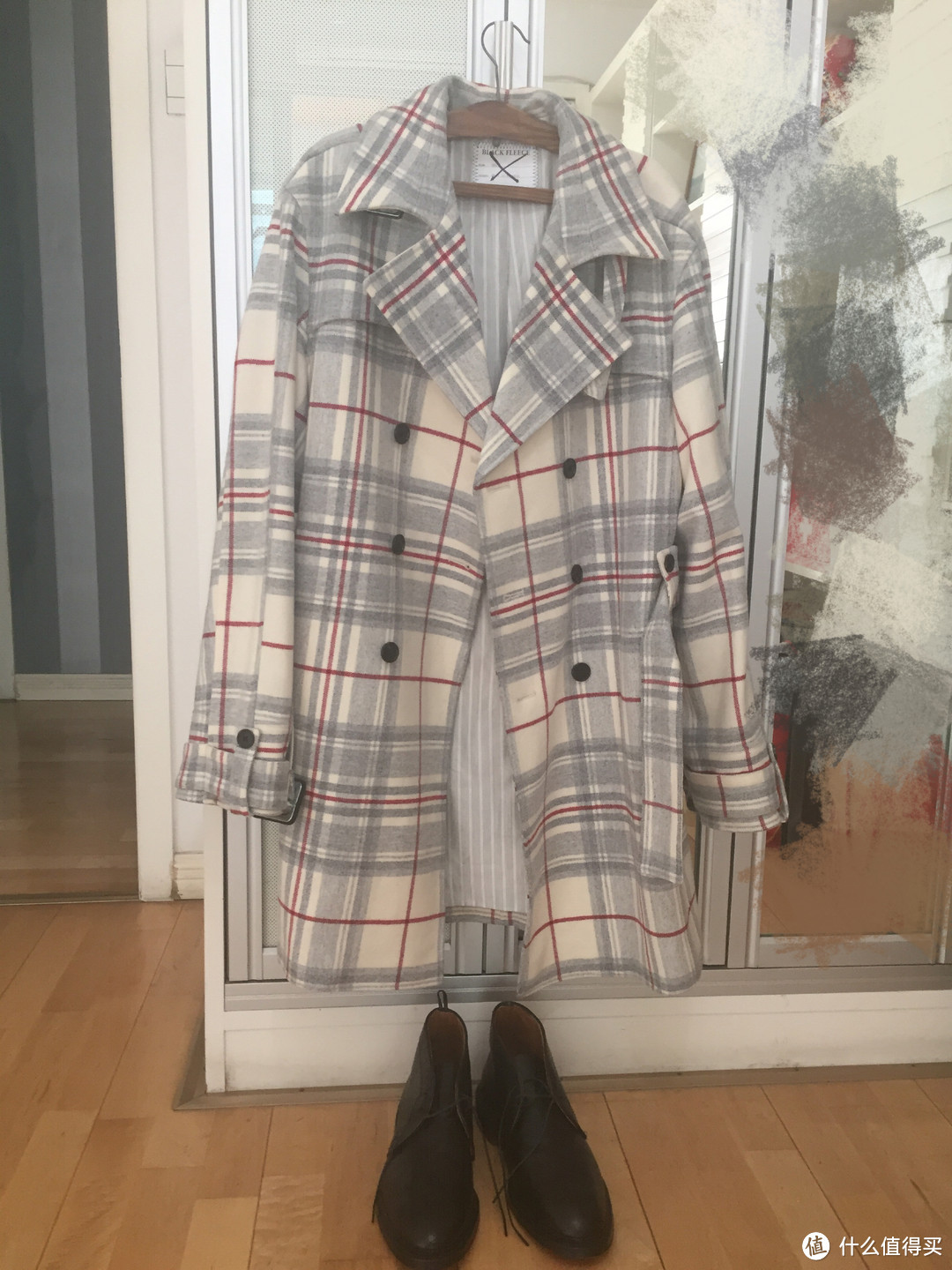 Brooks Brothers tartan 格 羊毛 风衣 开箱