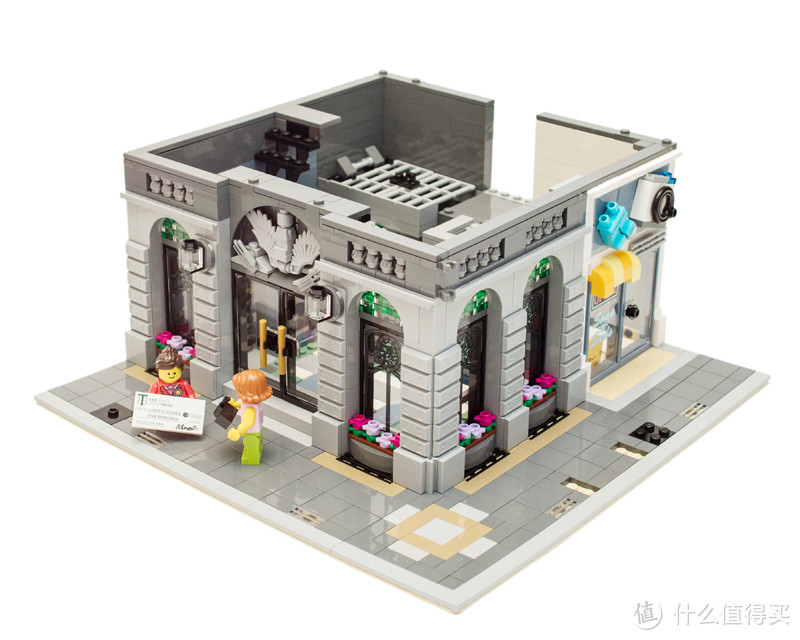 在家开银行： LEGO 乐高 10251 街景系列Brick Bank 砖块银行 简评