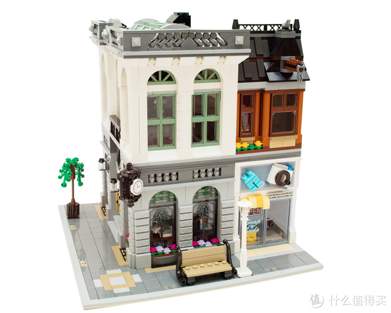 在家开银行： LEGO 乐高 10251 街景系列Brick Bank 砖块银行 简评