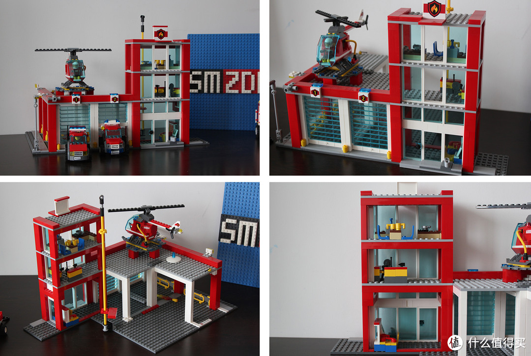 #一周热征#宝宝玩具#LEGO 乐高 新旧警察总部、消防总局暨其他品牌类似款积木对比