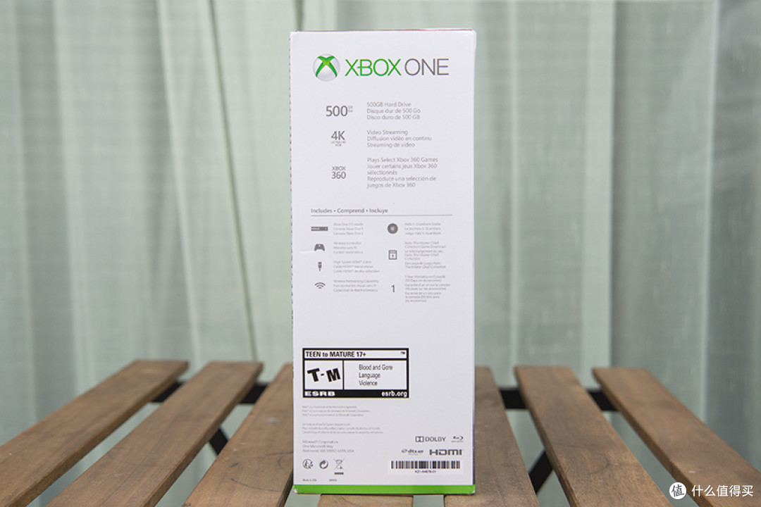 再穷也要玩光环5!Microsoft 微软 Xbox One S 游戏主机 开箱
