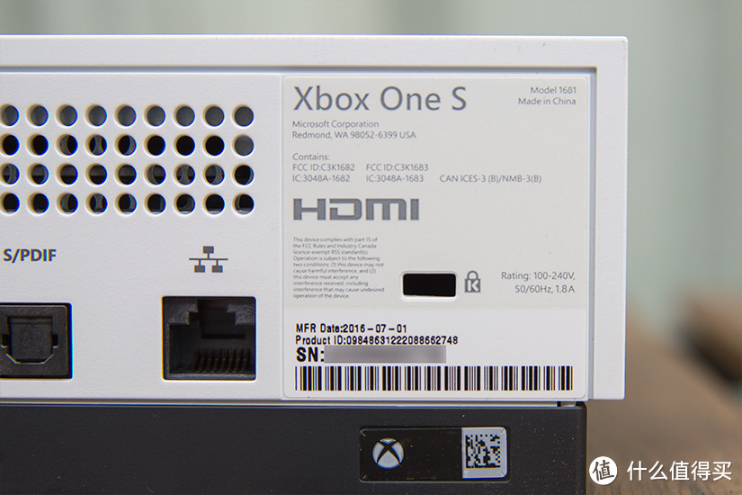 再穷也要玩光环5！Microsoft 微软 Xbox One S 游戏主机 开箱