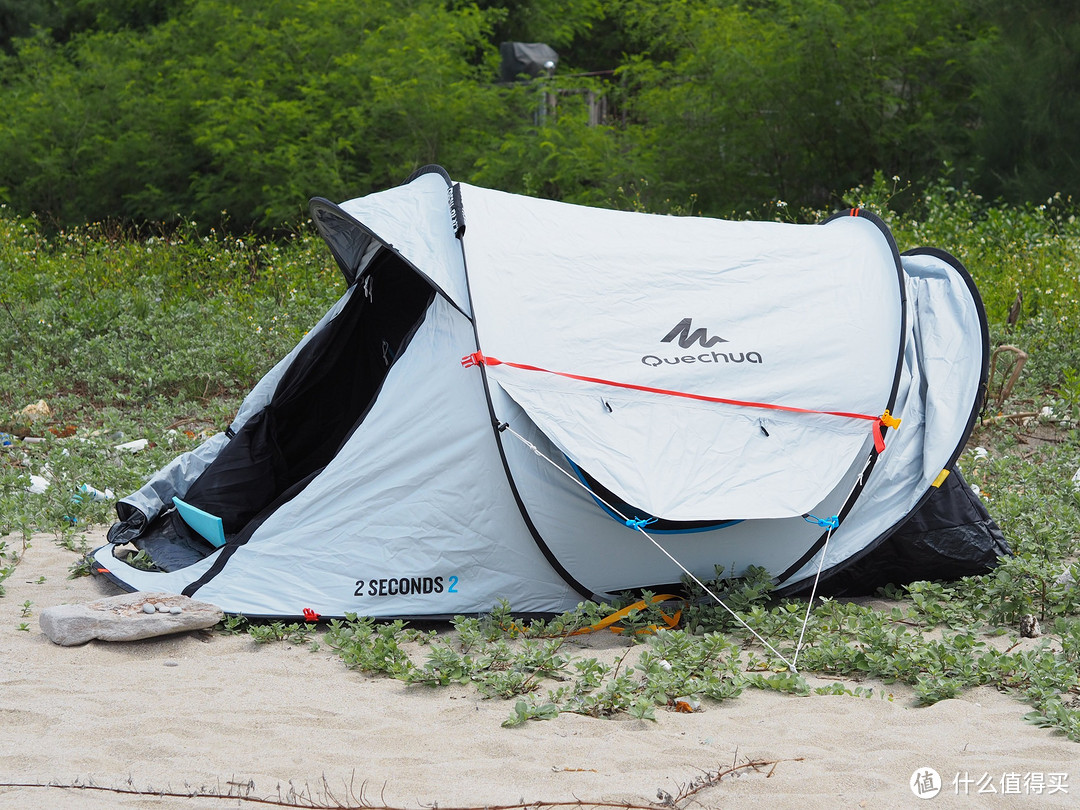 一言不合就去露营，体验迪卡侬 趣岳 双人防晒遮光帐篷