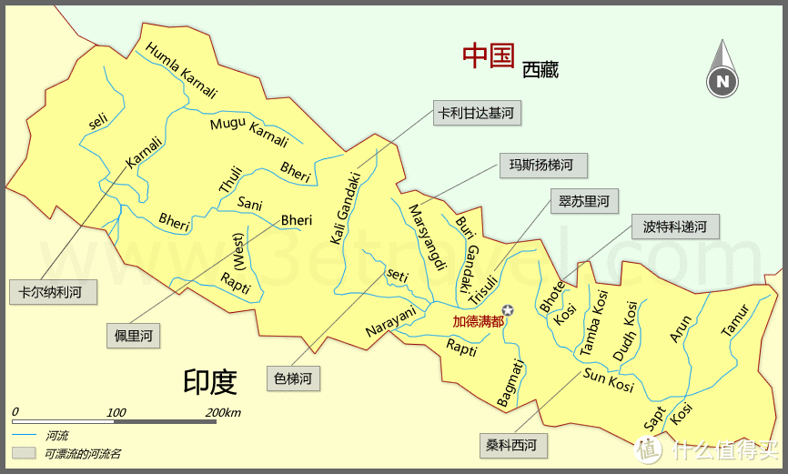 尼泊尔国家公园地图图片