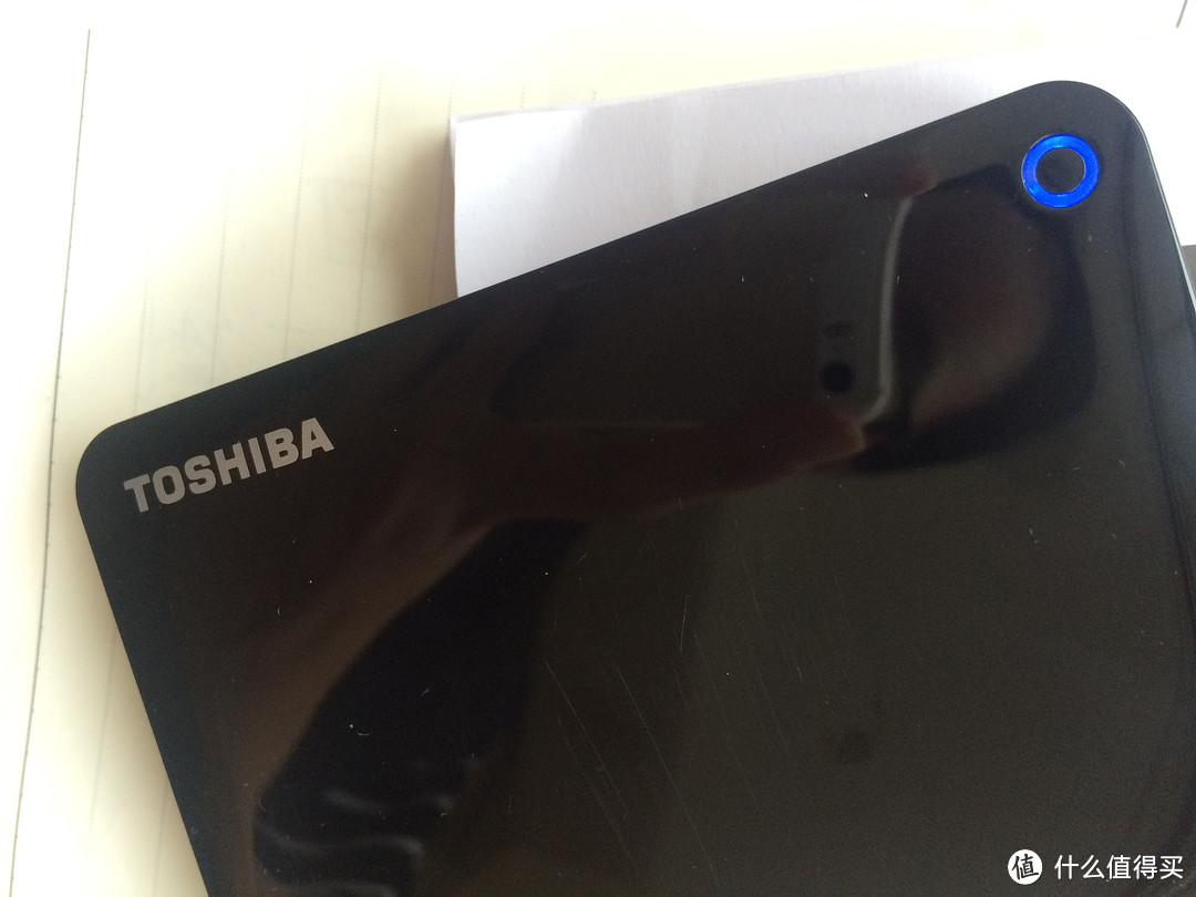 #原创新人# 可以照镜子的移动硬盘：TOSHIBA 东芝 Canvio 分享系列USB3.0  2TB移动硬盘