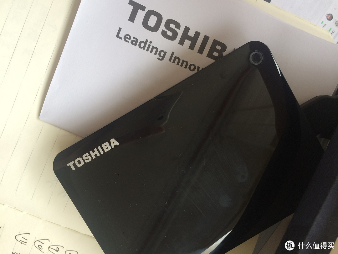 #原创新人# 可以照镜子的移动硬盘：TOSHIBA 东芝 Canvio 分享系列USB3.0  2TB移动硬盘