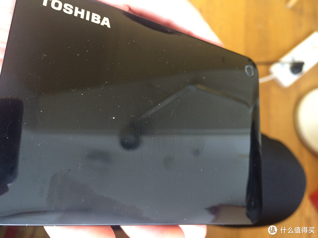 #原创新人# 可以照镜子的移动硬盘：TOSHIBA 东芝 Canvio 分享系列USB3.0  2TB移动硬盘