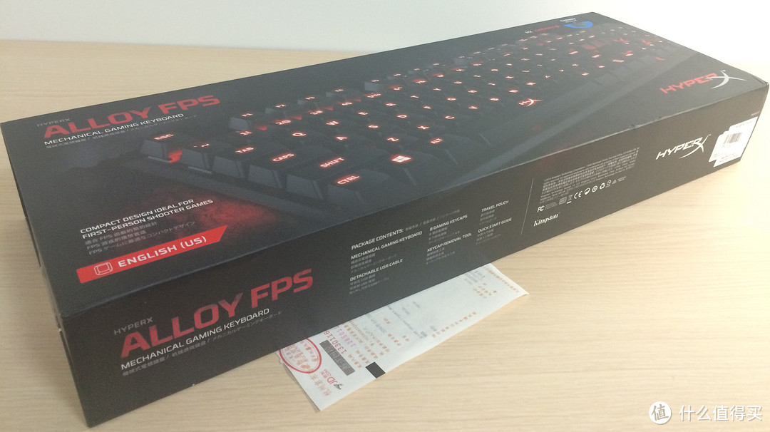 为电竞而生：Kingston 金士顿  HyperX Alloy 阿洛伊 机械键盘