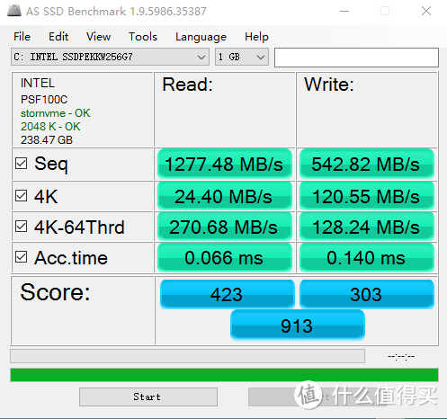 固态硬盘之intel 大法 — Intel 600P 256G nvme入手逻辑及开箱简评