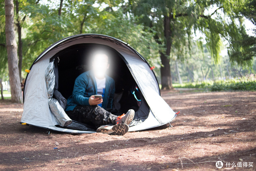 众测懒人的利器：迪卡侬Quechua（趣岳）两秒快开防晒遮光帐篷【附真人兽】