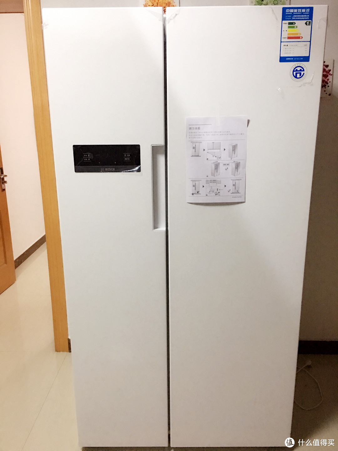 第一次晒大家伙：BOSCH 博世 BCD-610W 610L 对开门冰箱