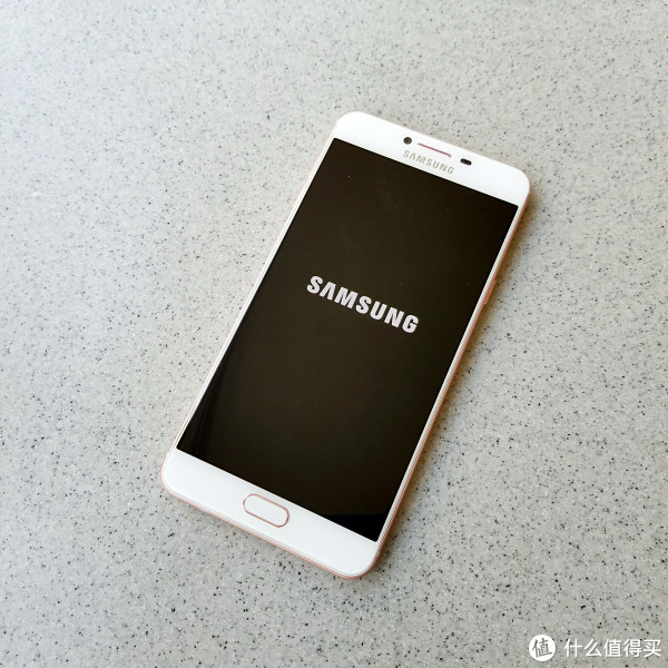 原创新人#一切都是刚好的:sumsung 三星 galaxy c7 蔷薇粉 开箱简评