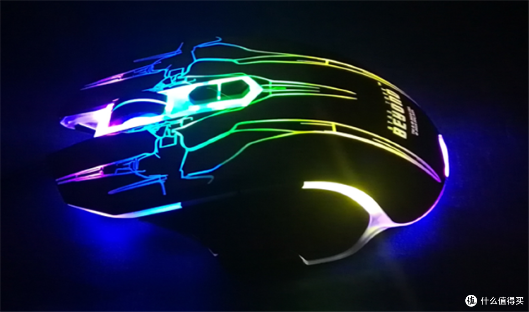 ajazz黑爵aj380游戏鼠标酷炫到没有朋友