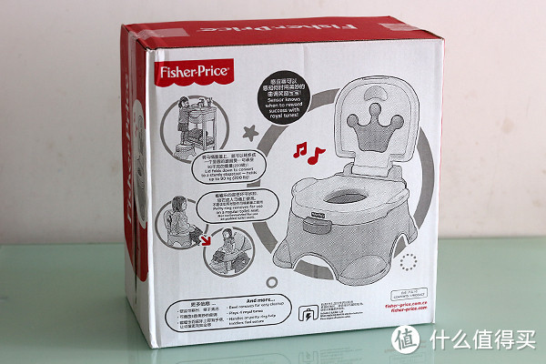 千金限定！小公主的宝座——Fisher-Price 费雪 BGP35 豪华音乐嘘嘘乐 粉色