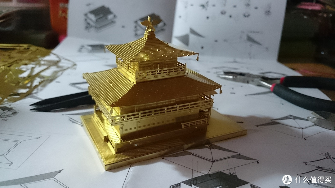 金阁寺 蚀刻片版 拼装体验