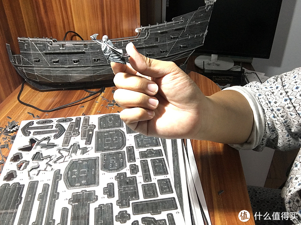 #本站首晒 cubicfun 乐立方 3d立体拼图玩具 船模系列 黑珍珠号