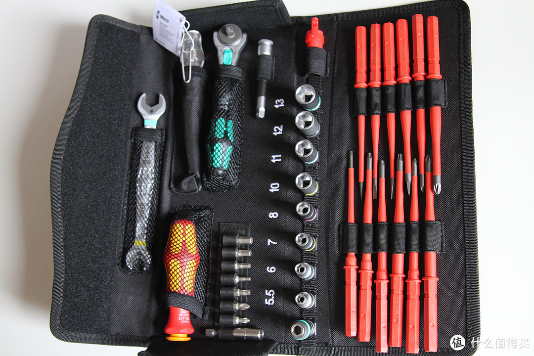 #本站首晒# WERA （Kraftform Kompakt ）35件综合绝缘螺丝刀套筒 W1