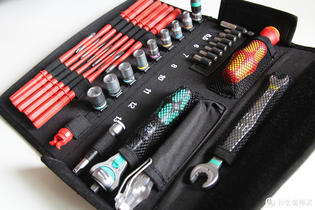 #本站首晒# WERA （Kraftform Kompakt ）35件综合绝缘螺丝刀套筒 W1