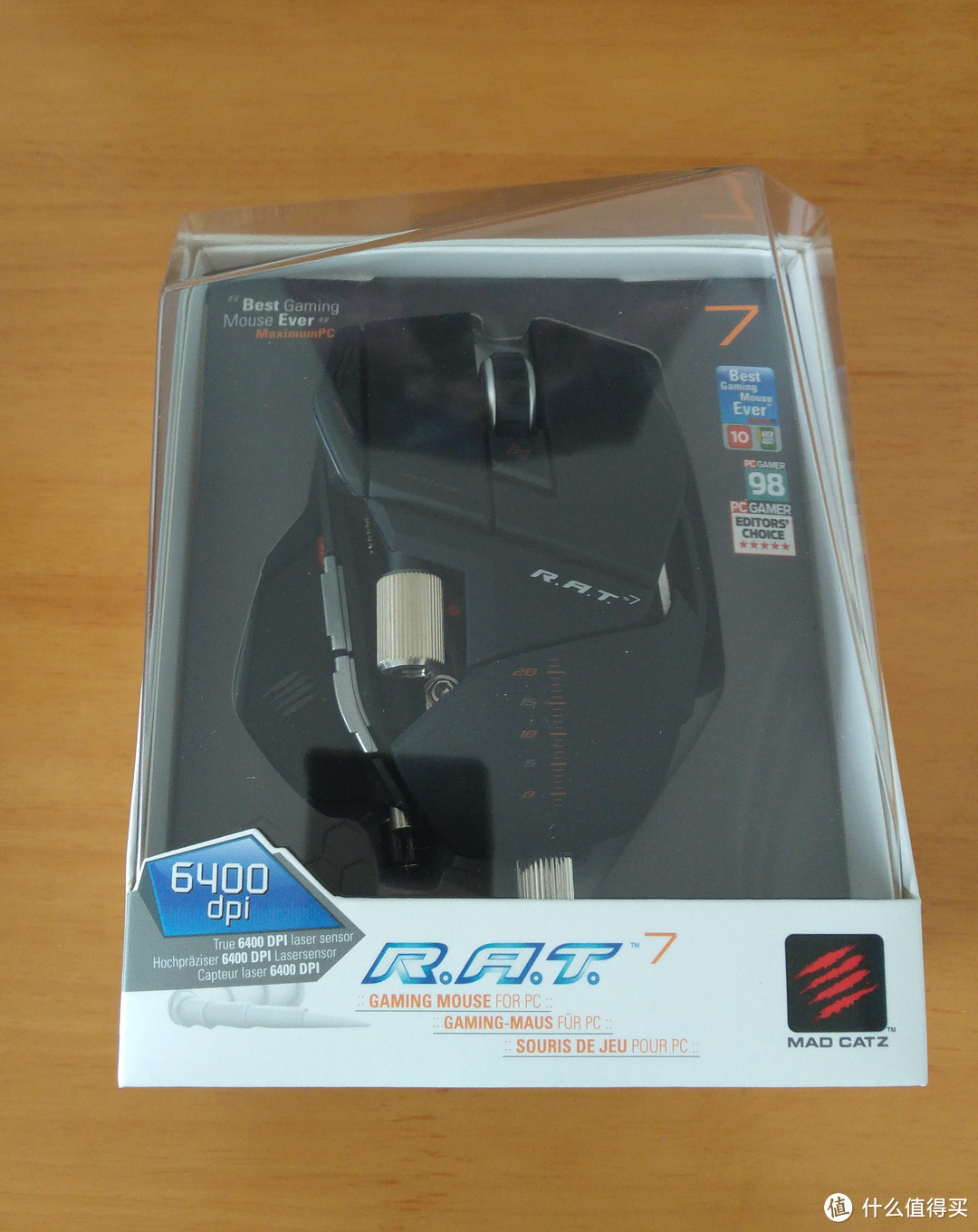 #本站首晒# 爱你不易 — Mad Catz R.A.T.7 激光游戏鼠标 升级版