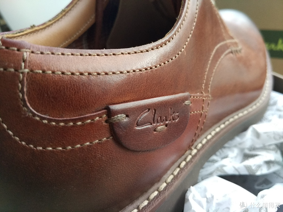 #本站首晒# Clarks 其乐 Montacute Hall 男士休闲皮鞋：尺码、色差及常见品牌简评