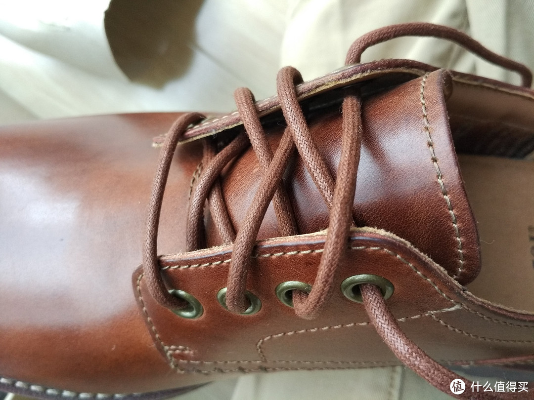 #本站首晒# Clarks 其乐 Montacute Hall 男士休闲皮鞋：尺码、色差及常见品牌简评