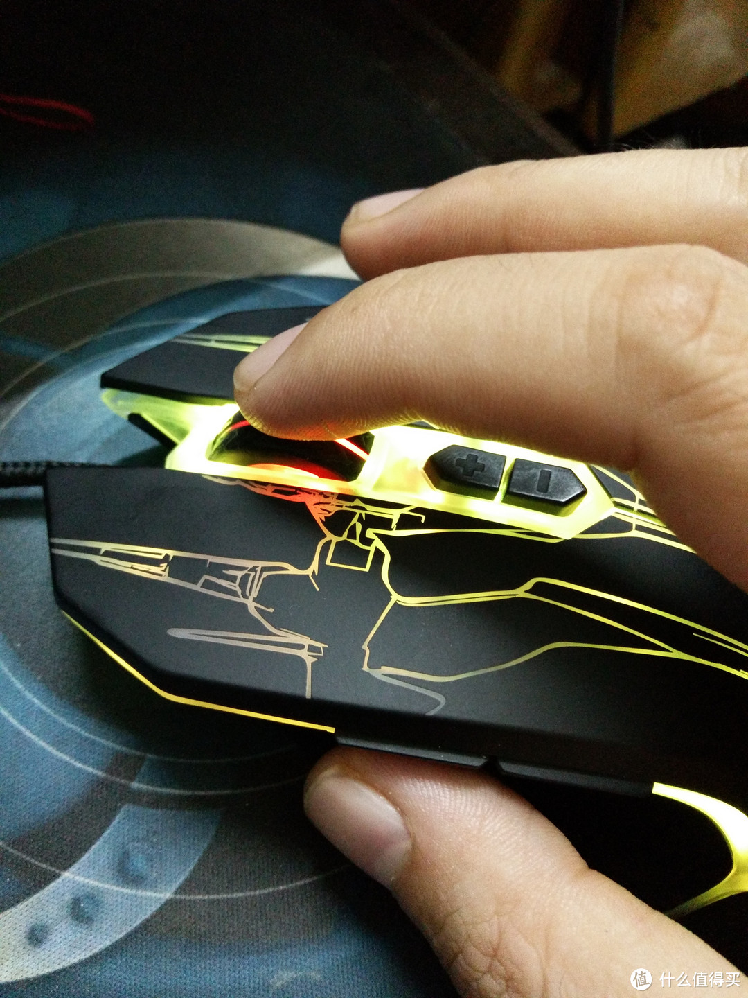 鼠标也要会玩灯---AJAZZ 黑爵 GT星际迷航版 定制鼠标