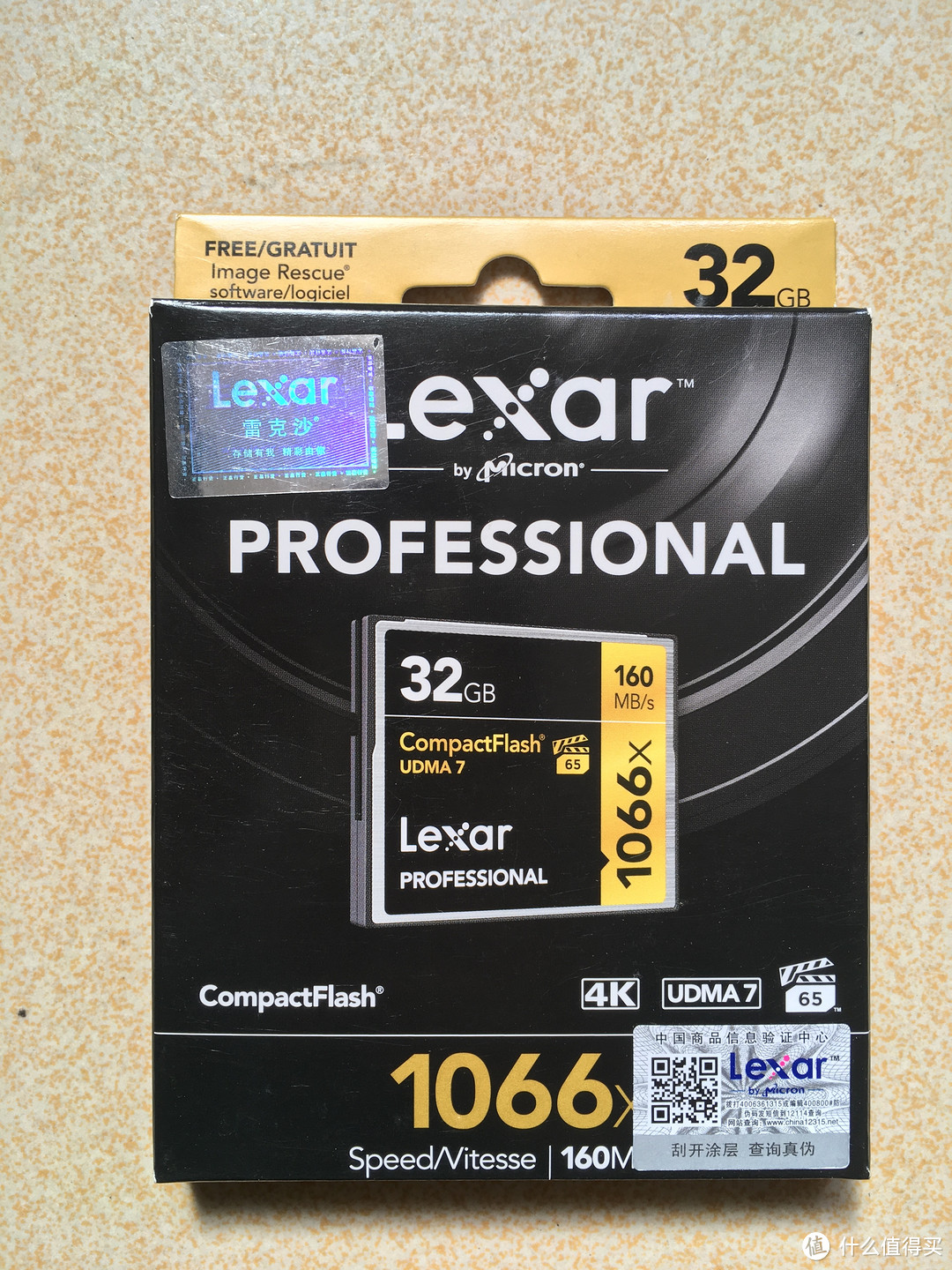 Lexar 1066X CF 32G(R160/W100)