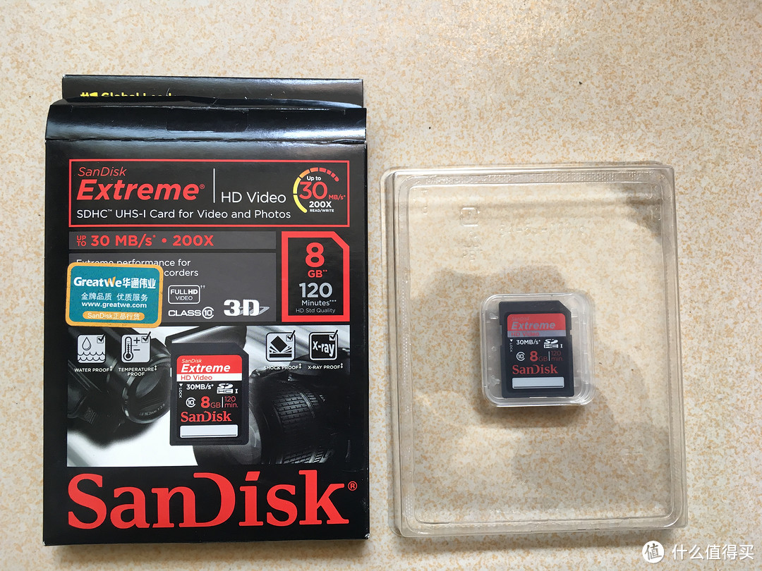 Sandisk Extreme HD Video 30MB/s SDHC 8G