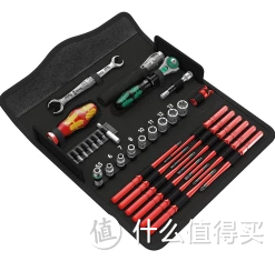 #本站首晒# WERA （Kraftform Kompakt ）35件综合绝缘螺丝刀套筒 W1