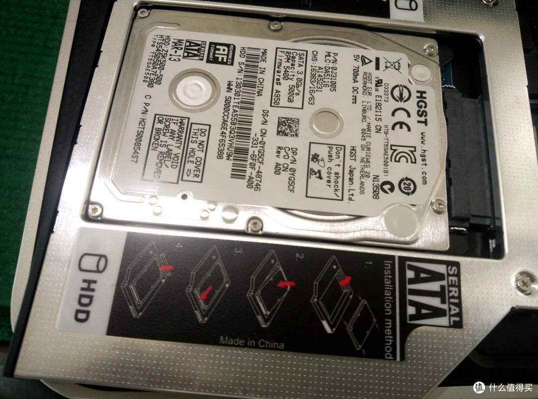 一次不完美的 DELL 戴尔 Inspiron 灵越14R(7420) 升级光驱位SSD