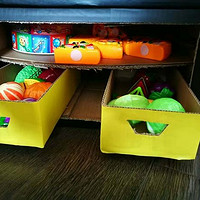 一切为了娃的“过家家”：废纸箱DIY 儿童厨房组合