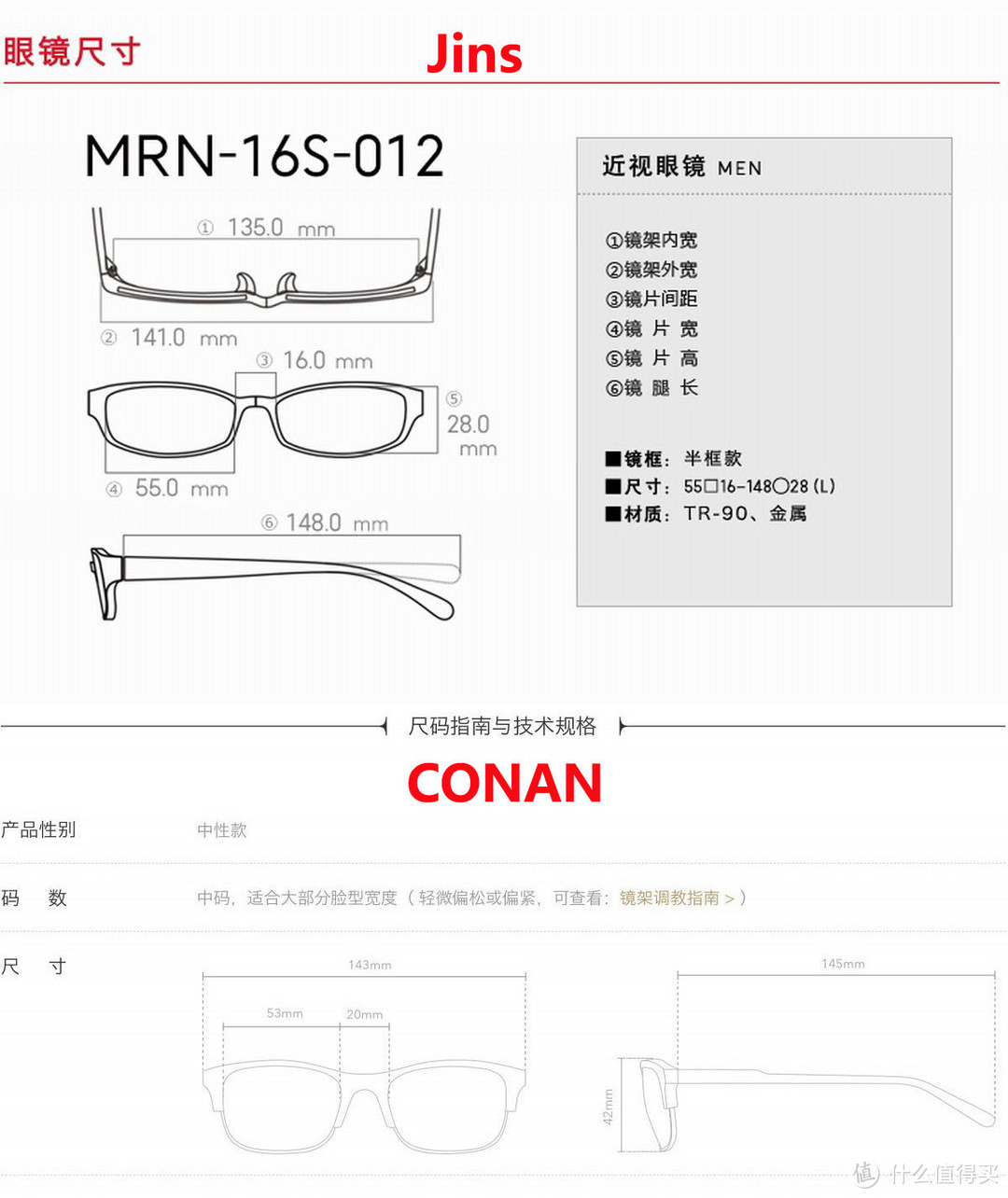 精致生活虽难，格调眼镜易得—TAPOLE牌第113作品Conan绅士黑近视眼镜初略用