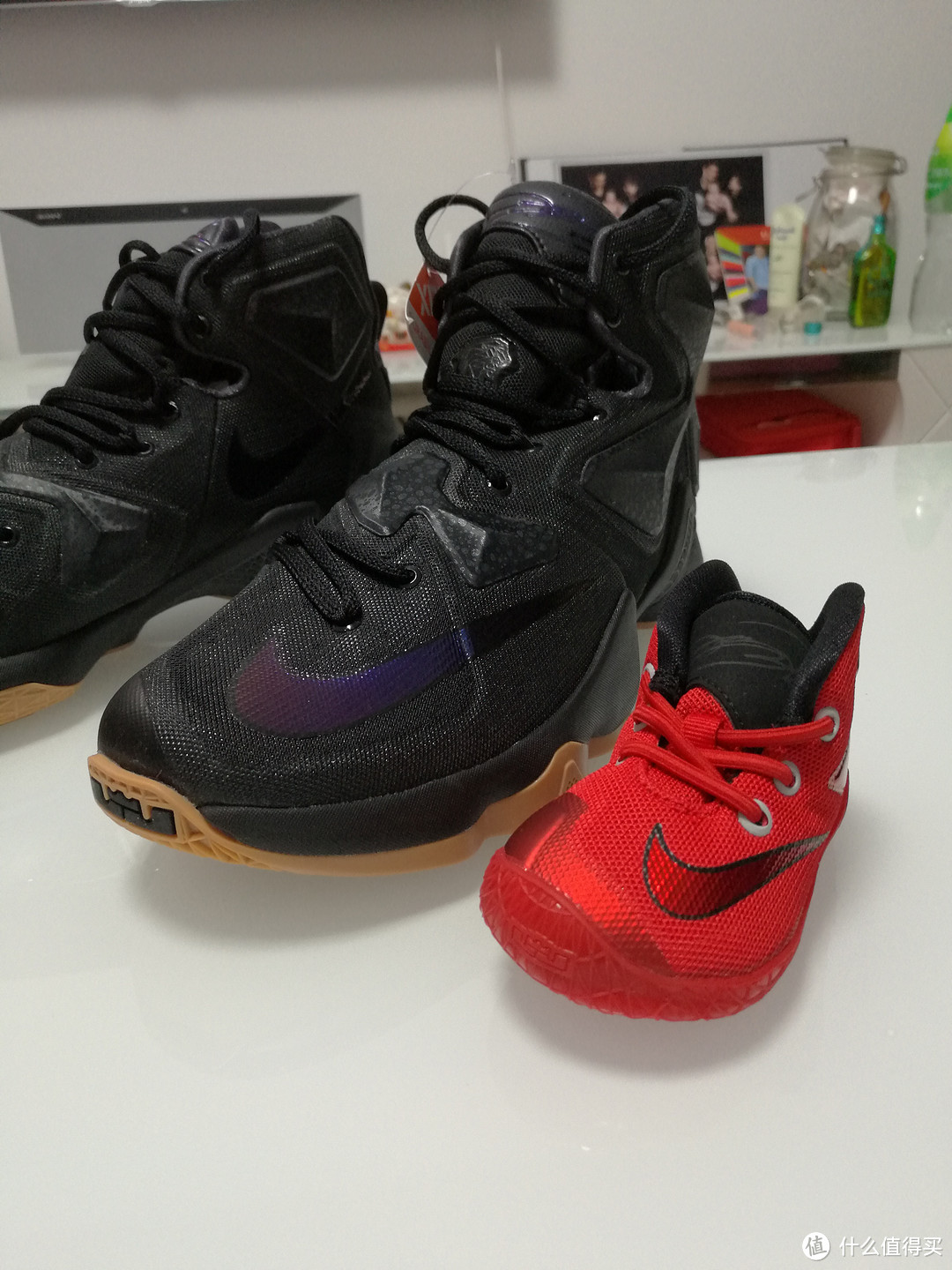 大手牵小手，大脚陪伴小脚——NIKE 耐克 lebron 13代篮球鞋 “父与子”开箱