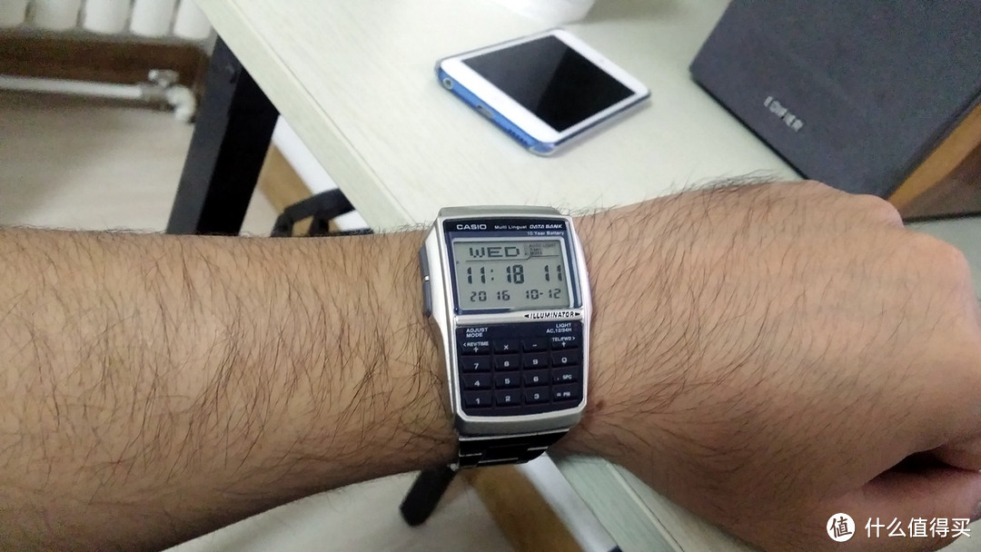 自带计算器的CASIO 卡西欧  Data Bank DBC-32D-1ADF-WW 手表