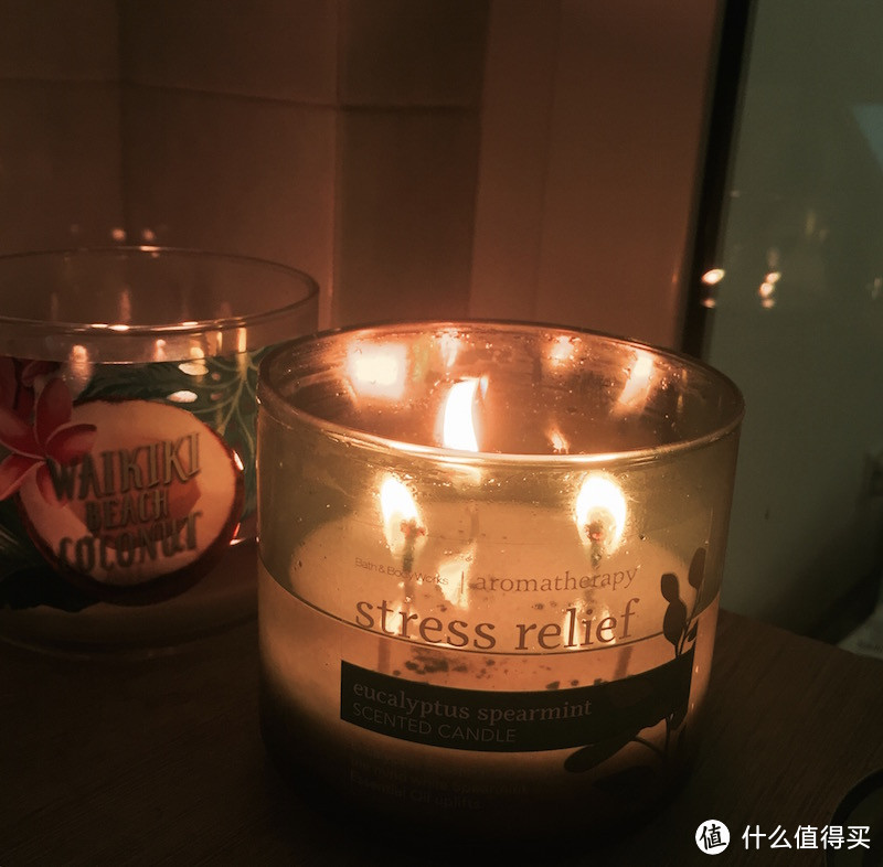 Bath&Body Works Strees Relief 蜡烛开箱与使用