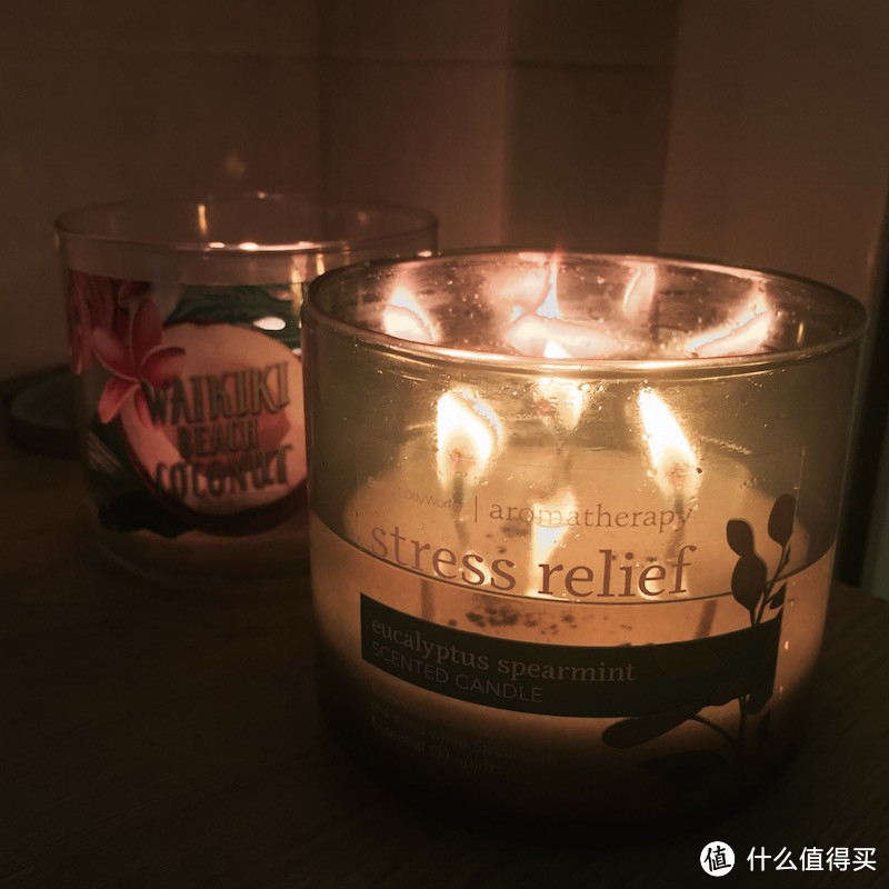 Bath&Body Works Strees Relief 蜡烛开箱与使用