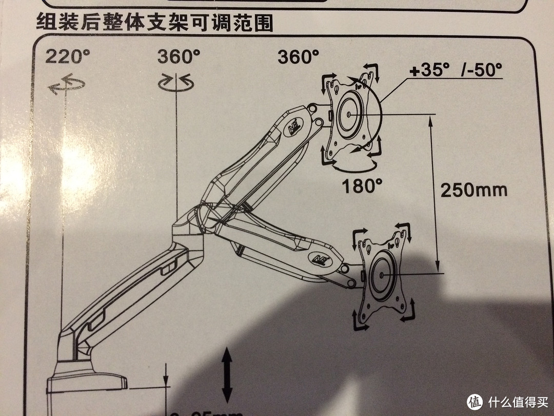 不只是便宜：NB-F80 显示器支架 使用评测