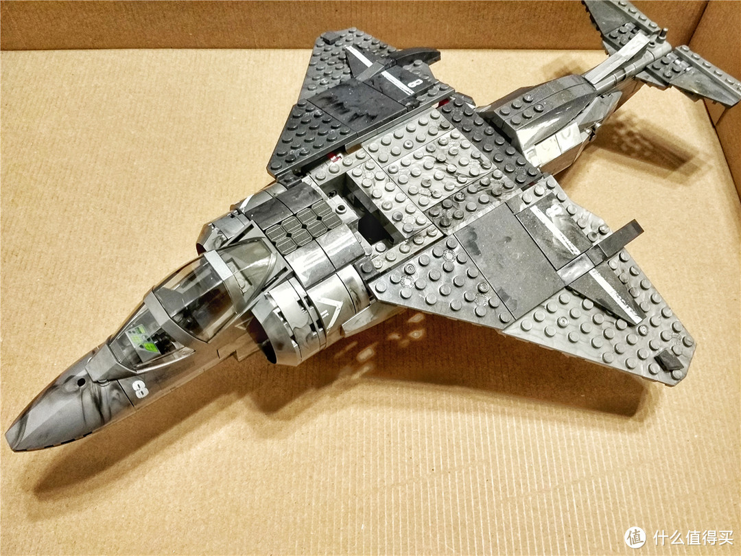 MEGA BLOKS 美高 使命召唤系列 CNG86 av-8鹞式战斗机 拼插模型 开箱简评